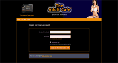 Desktop Screenshot of dating.theadultcafe.co.za